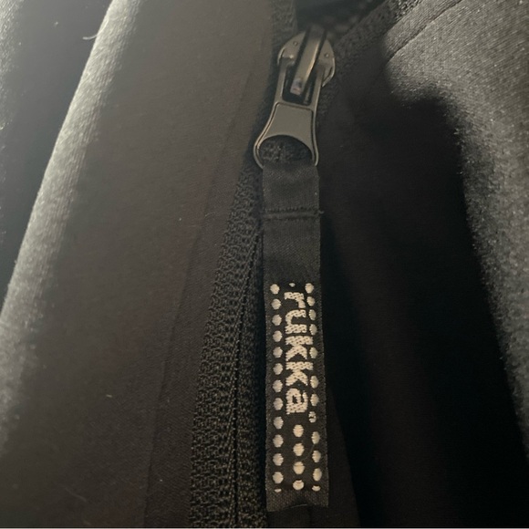 Rukka Soft Shell Black Jacket Women’s Size 46 XXL Weather Resistant Streetwear - Picture 5 of 10